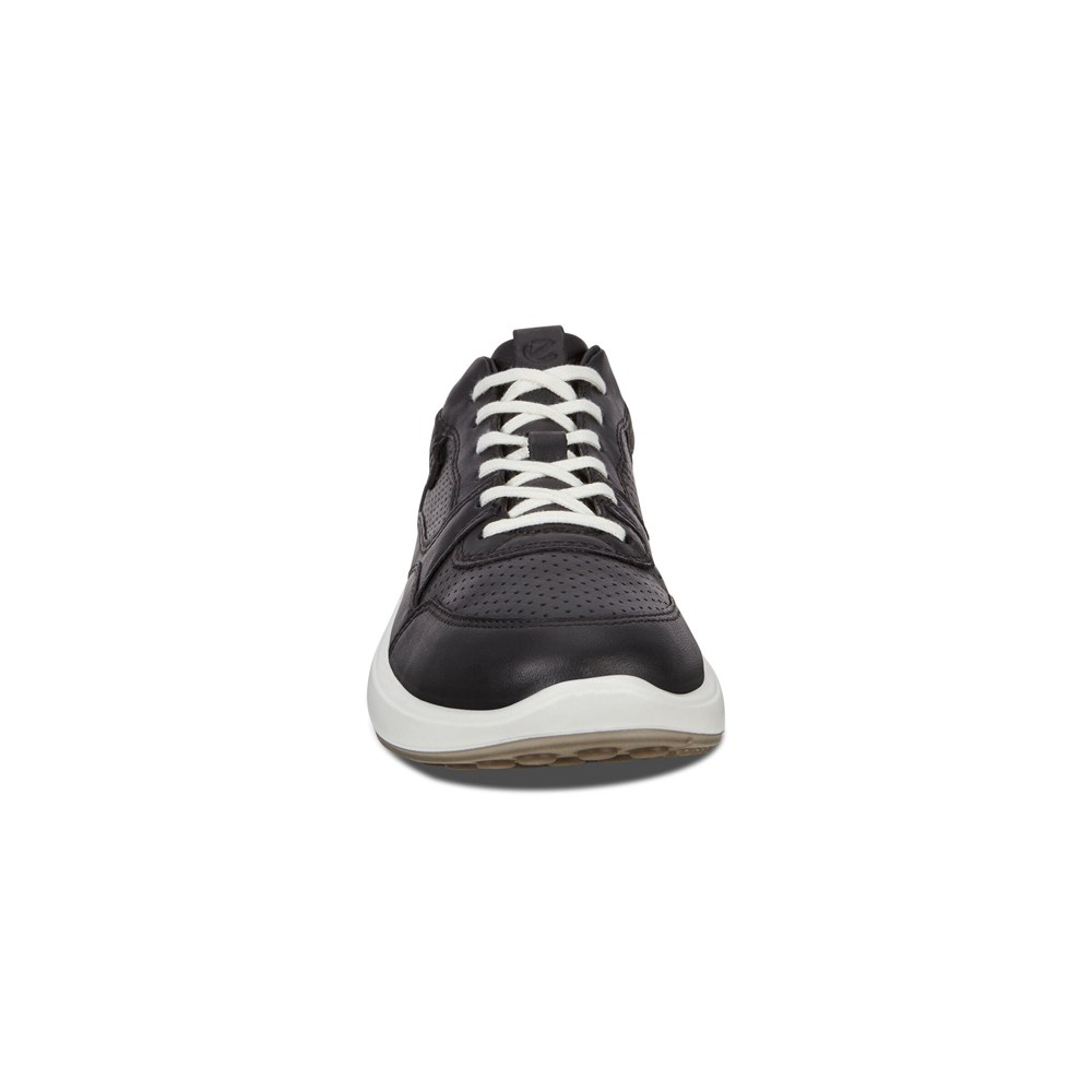 Womens Sneakers - ECCO Soft 7 Runner - Black - 9546TEHKJ